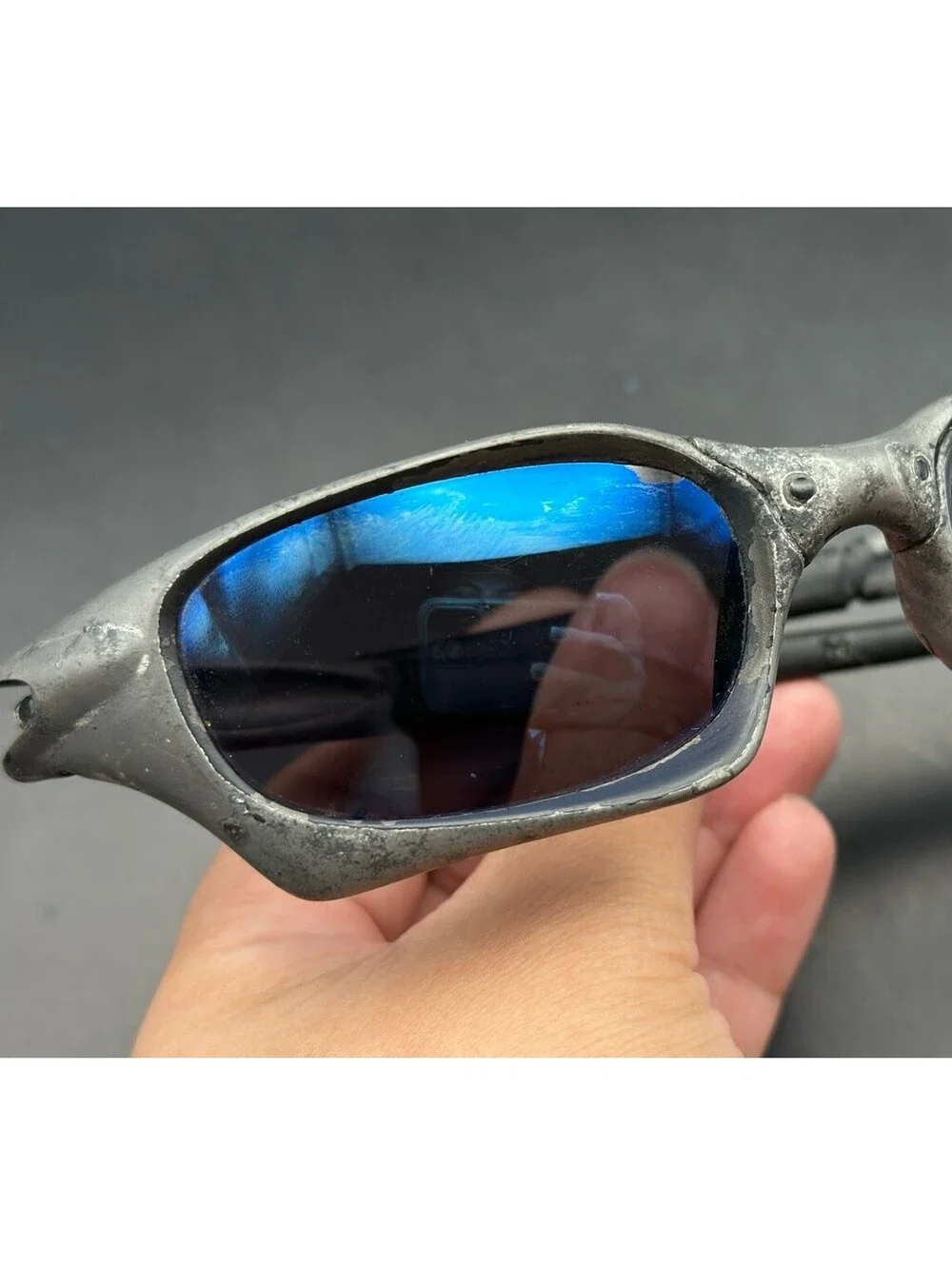 Oakley Mag Switch Titanium Copper/Ice Iridium Lenses